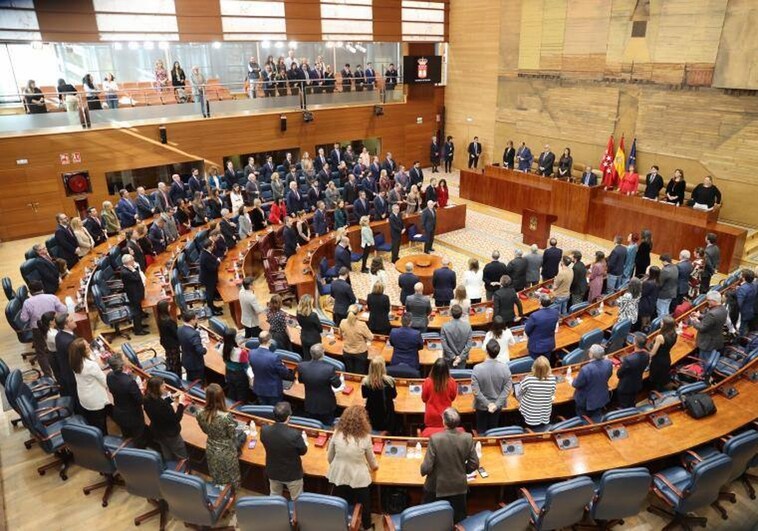 El Pleno de la Asamblea de Madrid celebró este viernes una sesión extraordinaria, con motivo del 40 aniversario del Parlamento autonómico