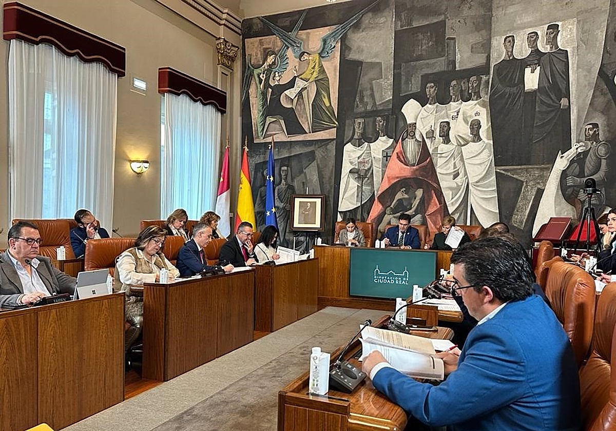 Pleno de la Diputación de Ciudad Real en el que se han aprobado los presupuestos