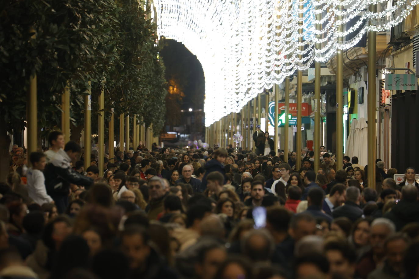 Fotos: el multitudinario encendido del alumbrado de Navidad en Córdoba