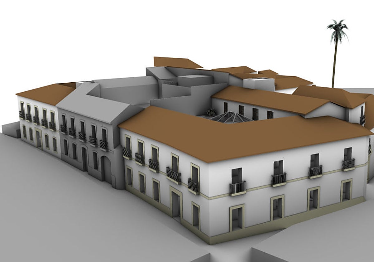 Una infografía del futuro hotel Palacetes de Córdoba