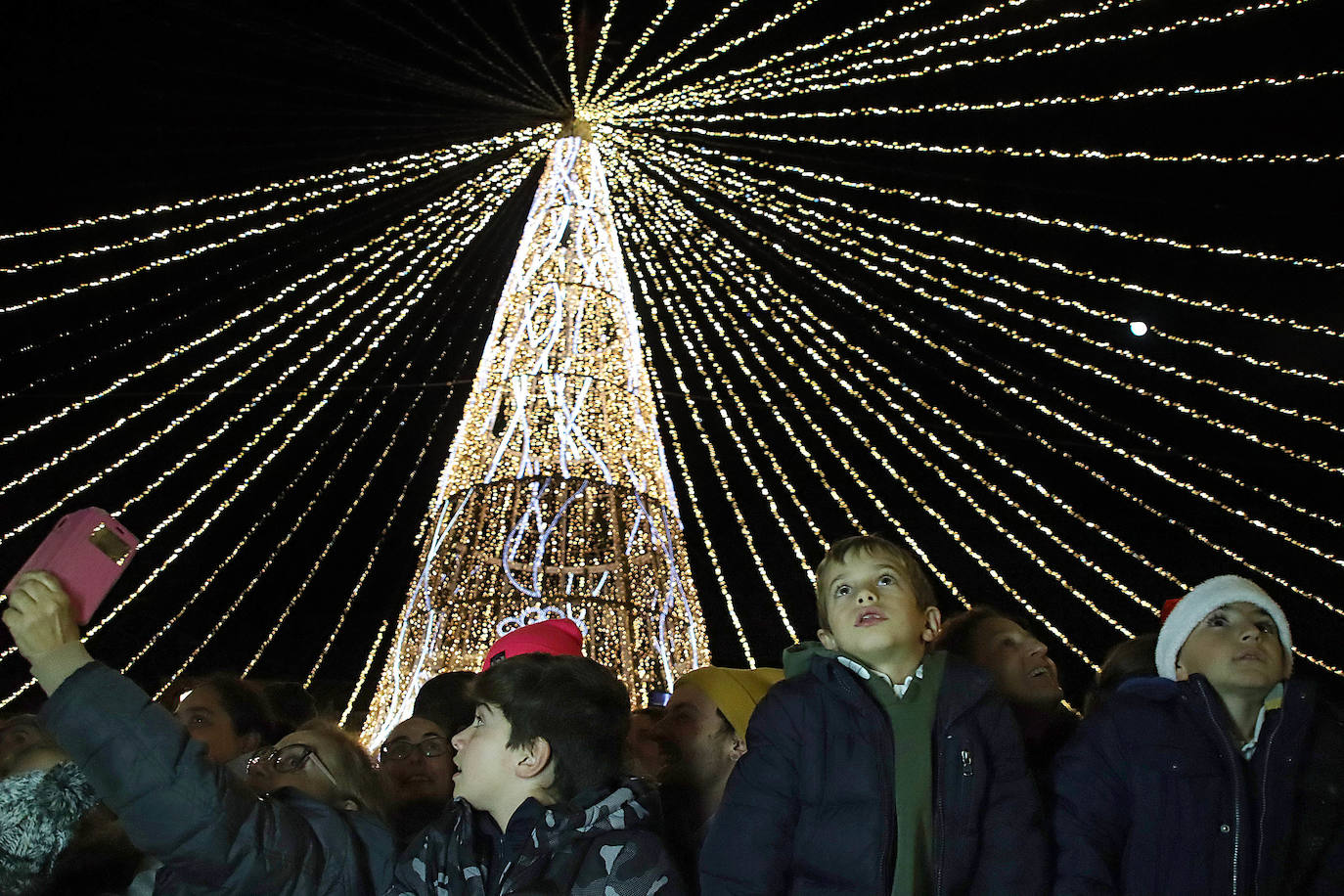 Encendido de luces en León