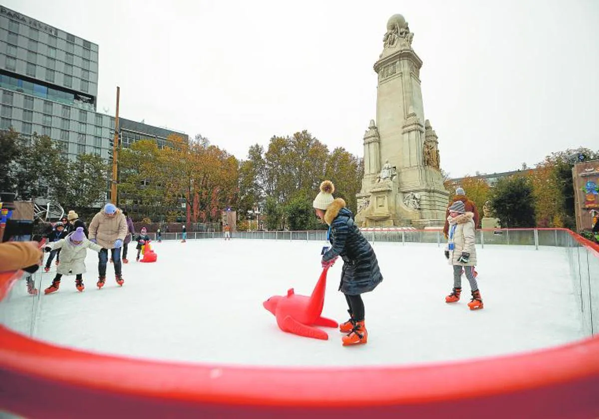 Pistas de patinaje sobre hielo en Madrid