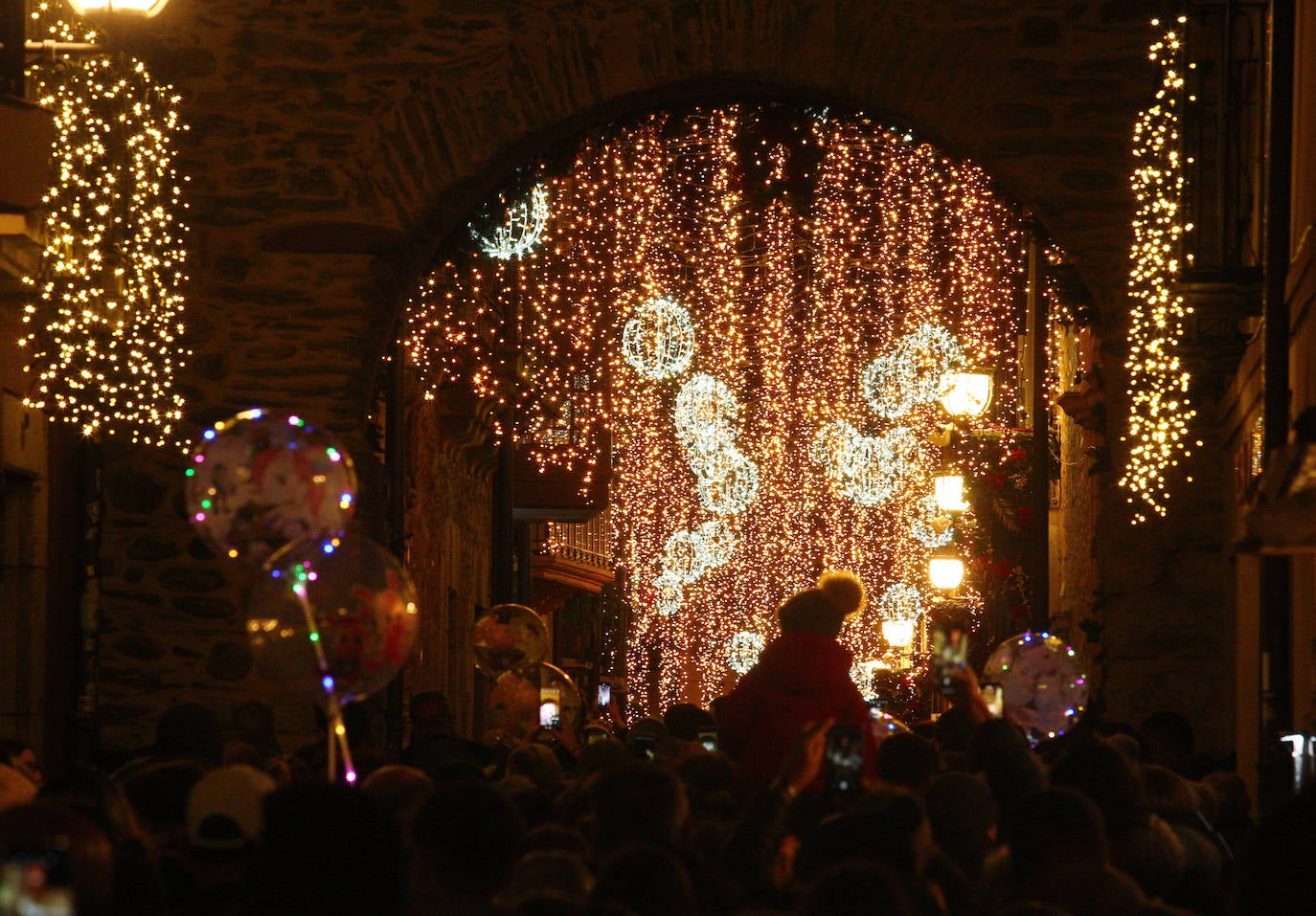 Iluminación navideña en Ponferrada