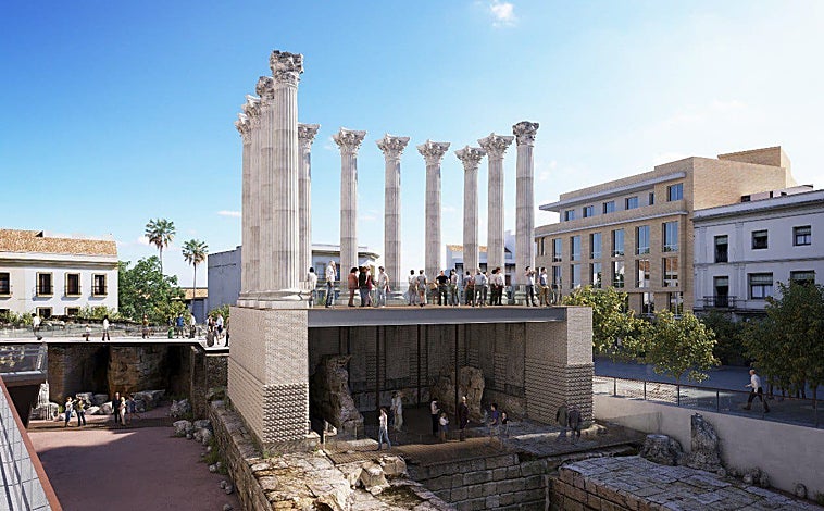 Imagen principal - IIiIiiIiiiProyecto elaborado por la Gerencia de Urbanismo para el Templo Romano