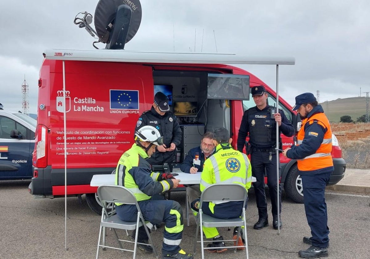 Segundo simulacro en el aeropuerto de Ciudad Real con la participación del servicio de emergencias 112