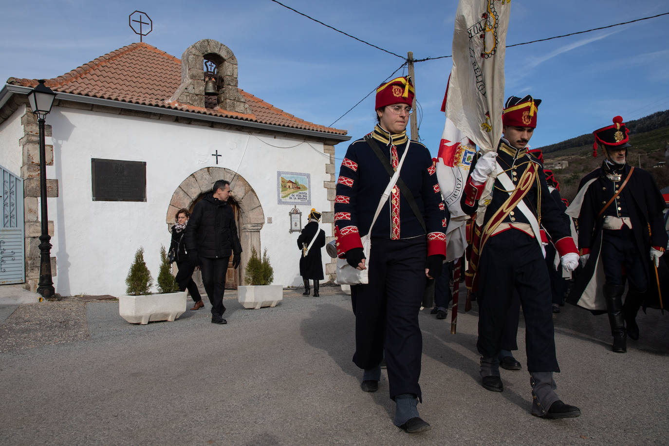 La recreación histórica de la batalla de Somosierra, en imágenes