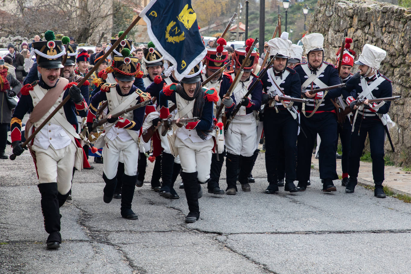 La recreación histórica de la batalla de Somosierra, en imágenes