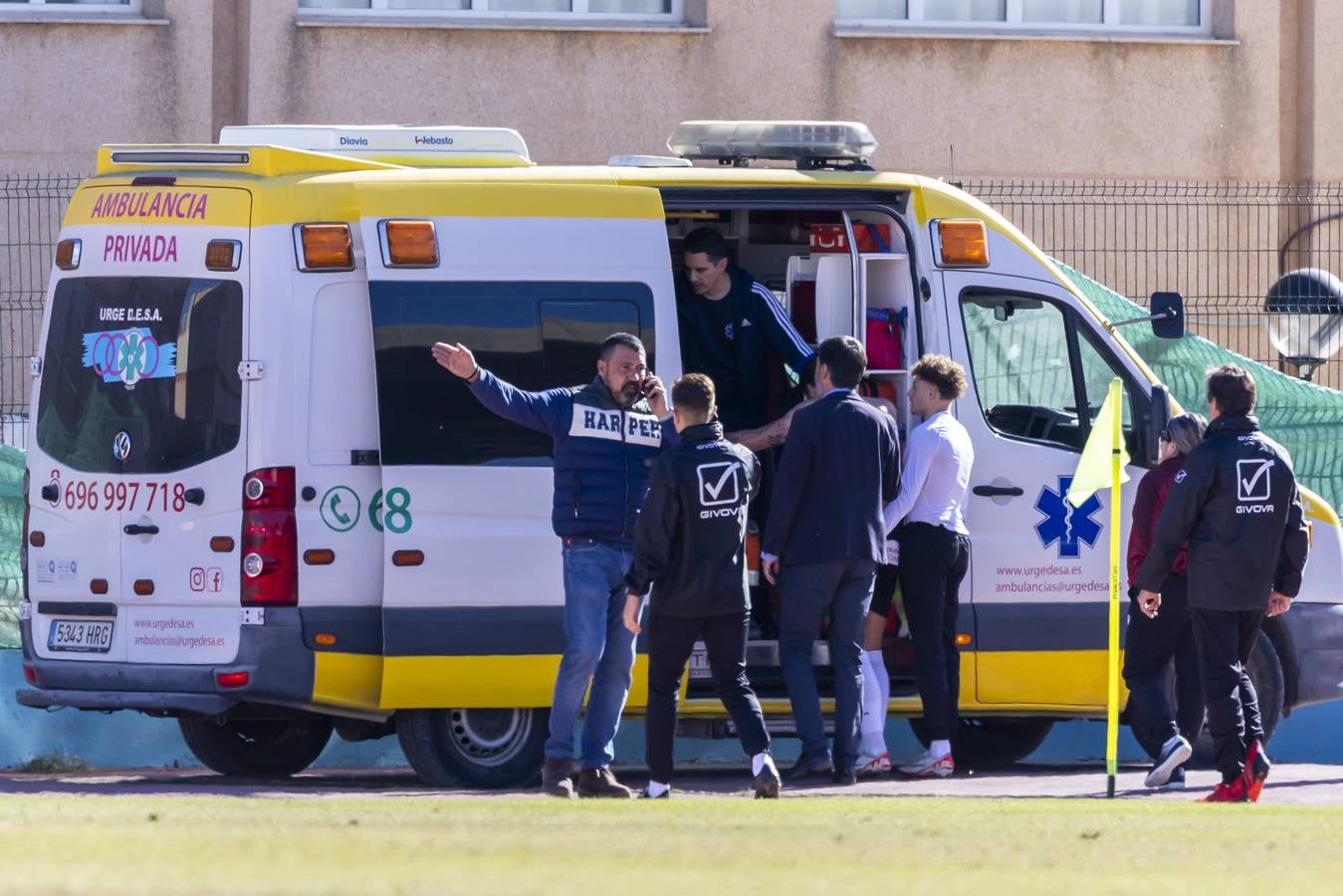 El Melilla-Córdoba CF y el gran susto con Gudelj, en imágenes