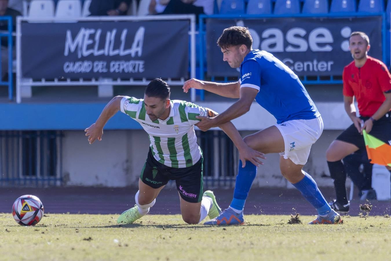 El Melilla-Córdoba CF y el gran susto con Gudelj, en imágenes