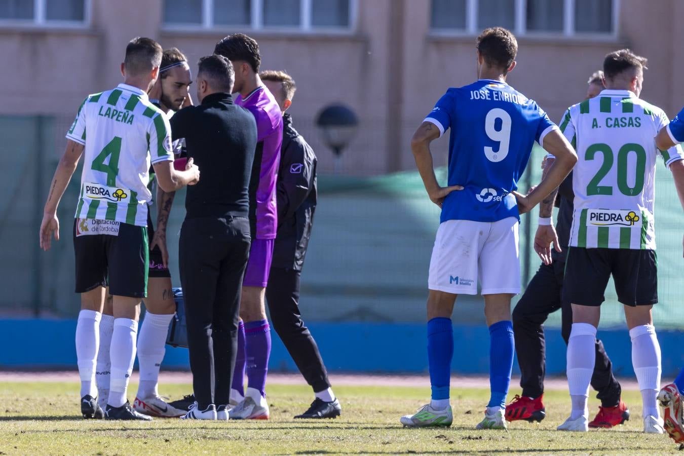 El Melilla-Córdoba CF y el gran susto con Gudelj, en imágenes