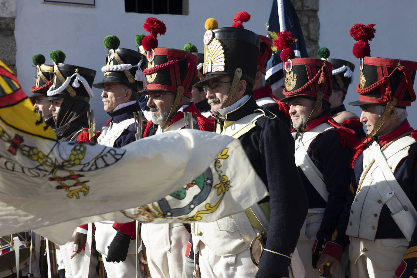 La recreación histórica de la batalla de Somosierra, en imágenes
