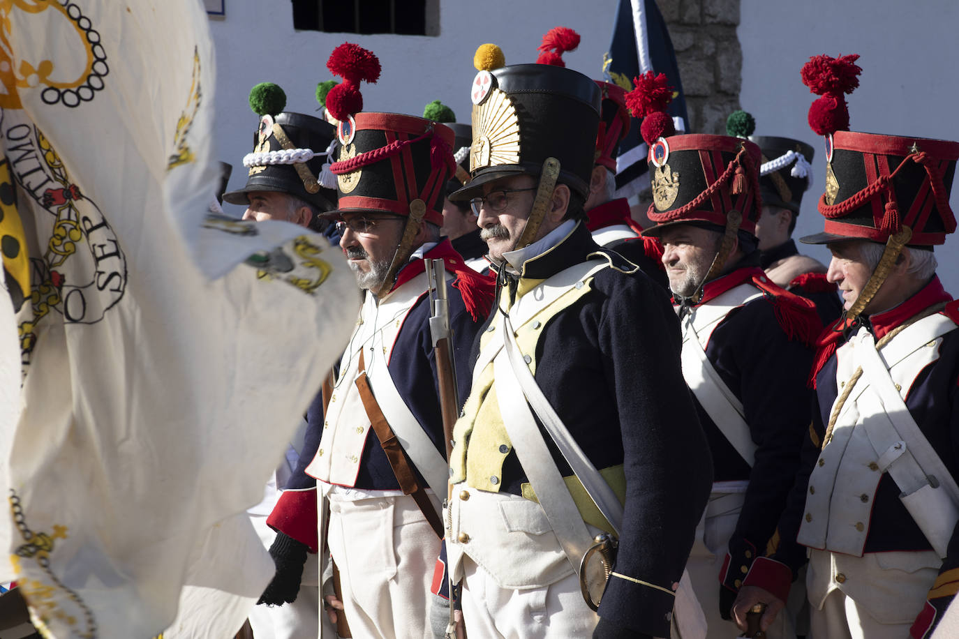 La recreación histórica de la batalla de Somosierra, en imágenes