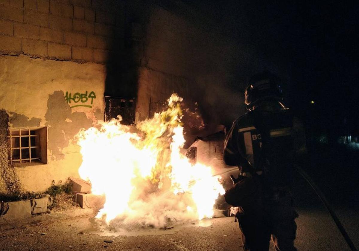 Bomberos de Murica, en acción en una imagen de archivo