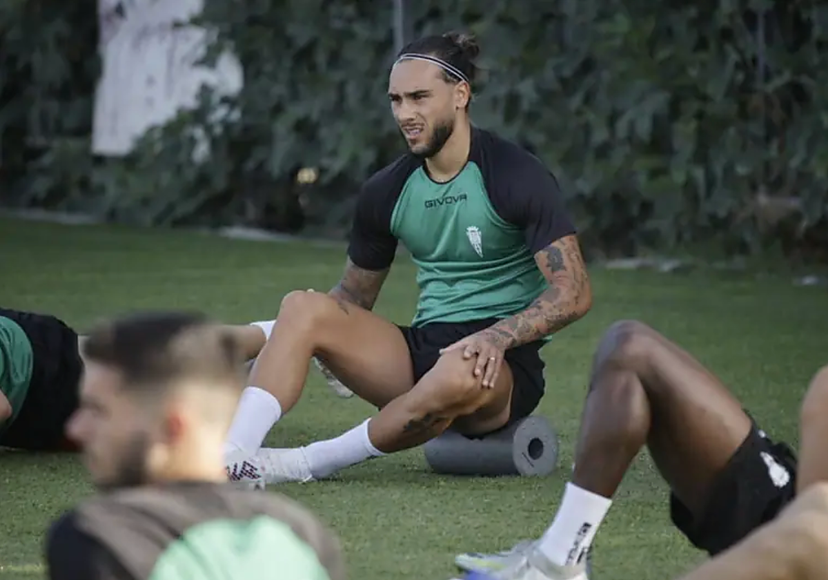 Gudelj durante la primera sesión de entrenamiento de la temporada