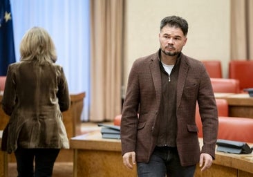 Rufián pone el 'caso Alsasua' como un claro ejemplo de 'lawfare': «Si hubieran sido de Cádiz no habrían ido a la cárcel»