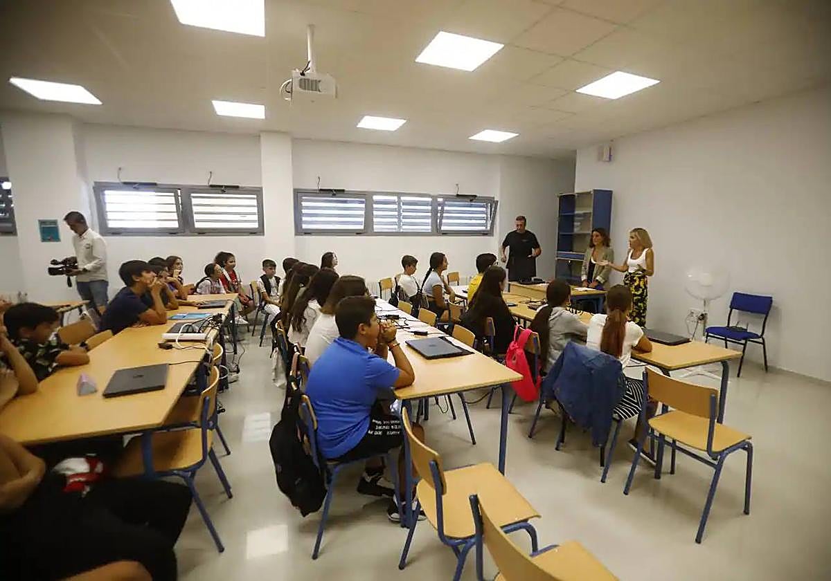 Alumnos de la ESO en un centro de Córdoba