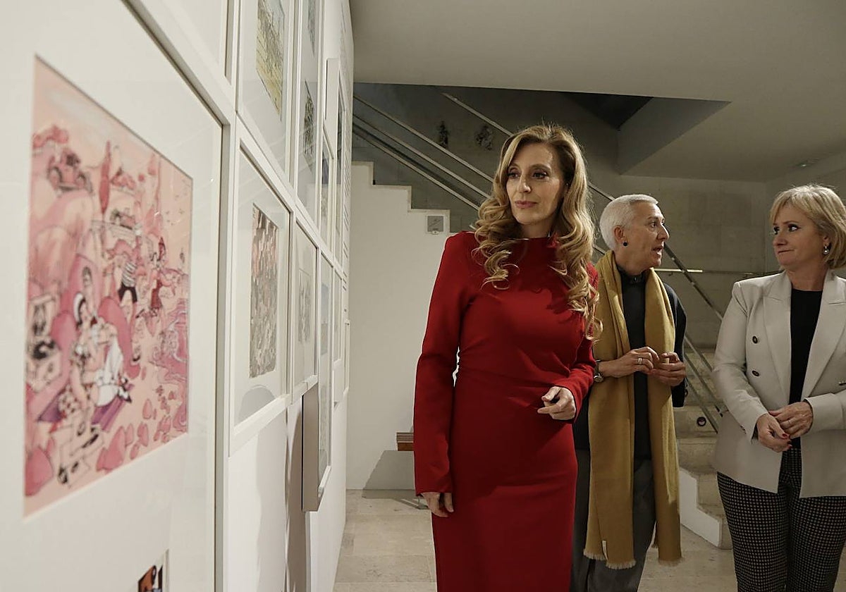 La directora del Museo ABC, Inmaculada Corcho, y la viceconsejera Mar Sancho han inaugurado la muestra en el Museo Etnográfico de Zamora