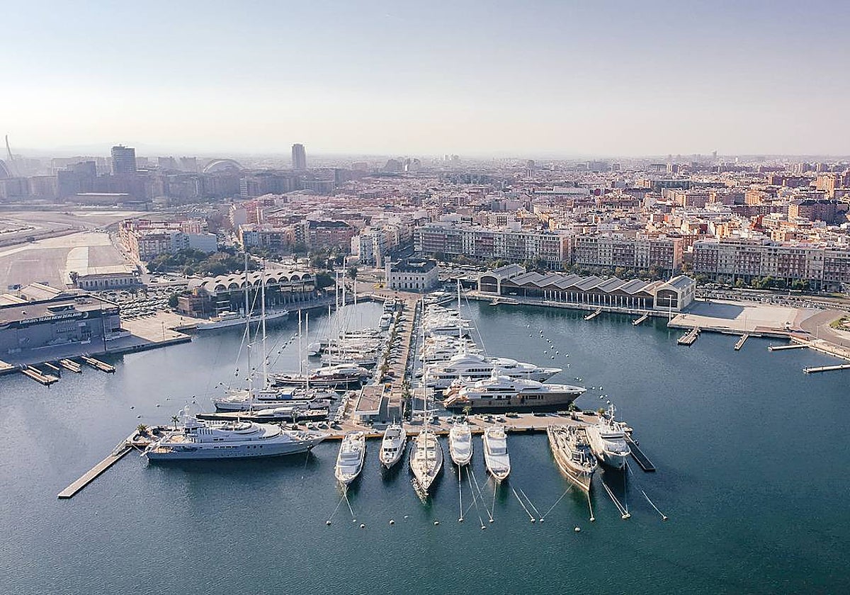 Imagen de archivo de la Marina de Valencia