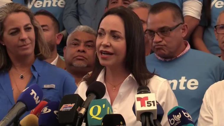 María Corina Machado desestima los datos oficiales del referendo sobre disputa con Guyana