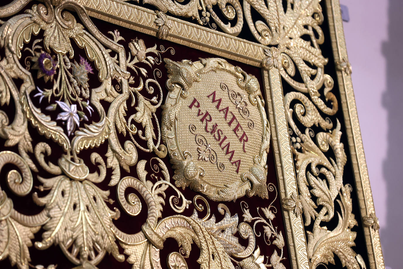 Fotos: La bendición del techo de palio de la Virgen del Dulce Nombre de Córdoba