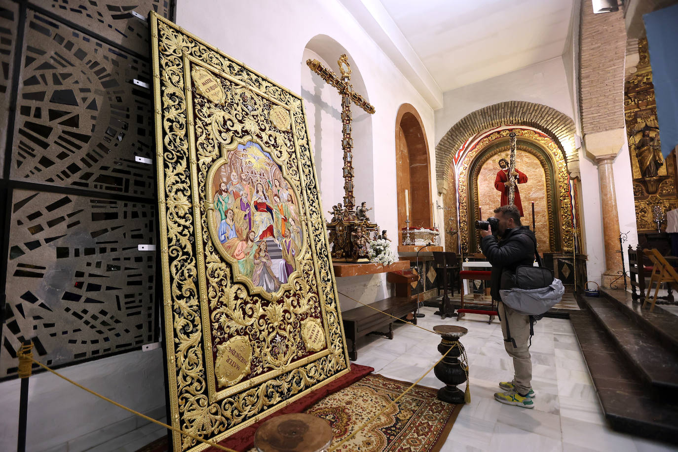 Fotos: La bendición del techo de palio de la Virgen del Dulce Nombre de Córdoba