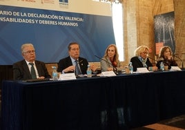 Federico Mayor: «Valencia debe seguir siendo la ciudad de la esperanza liderando más que nunca las responsabilidades y deberes del ser humano»