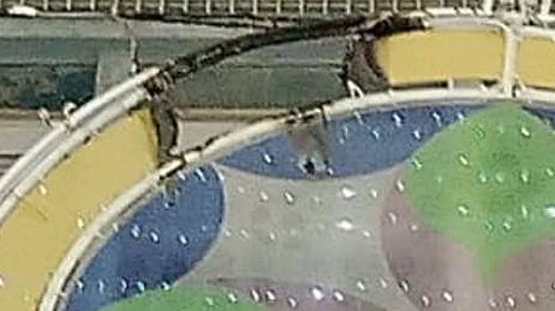 Detalle de los efectos del fuego