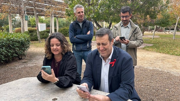 Ernesto Pimentel, durante la votación del pasado día 1 de diciembre
