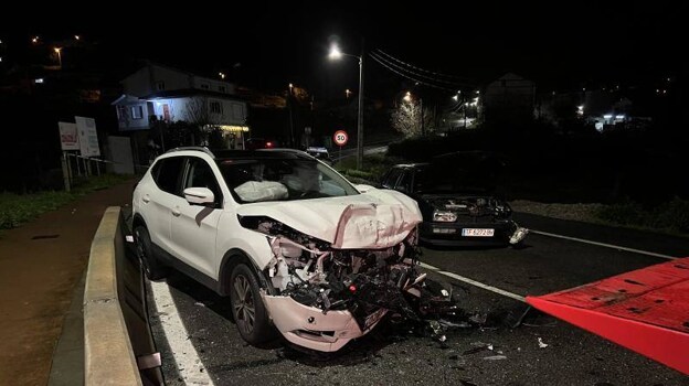 El siniestro se ha producido, concretamente, en la carretera PO-313 en la localidad de Marín