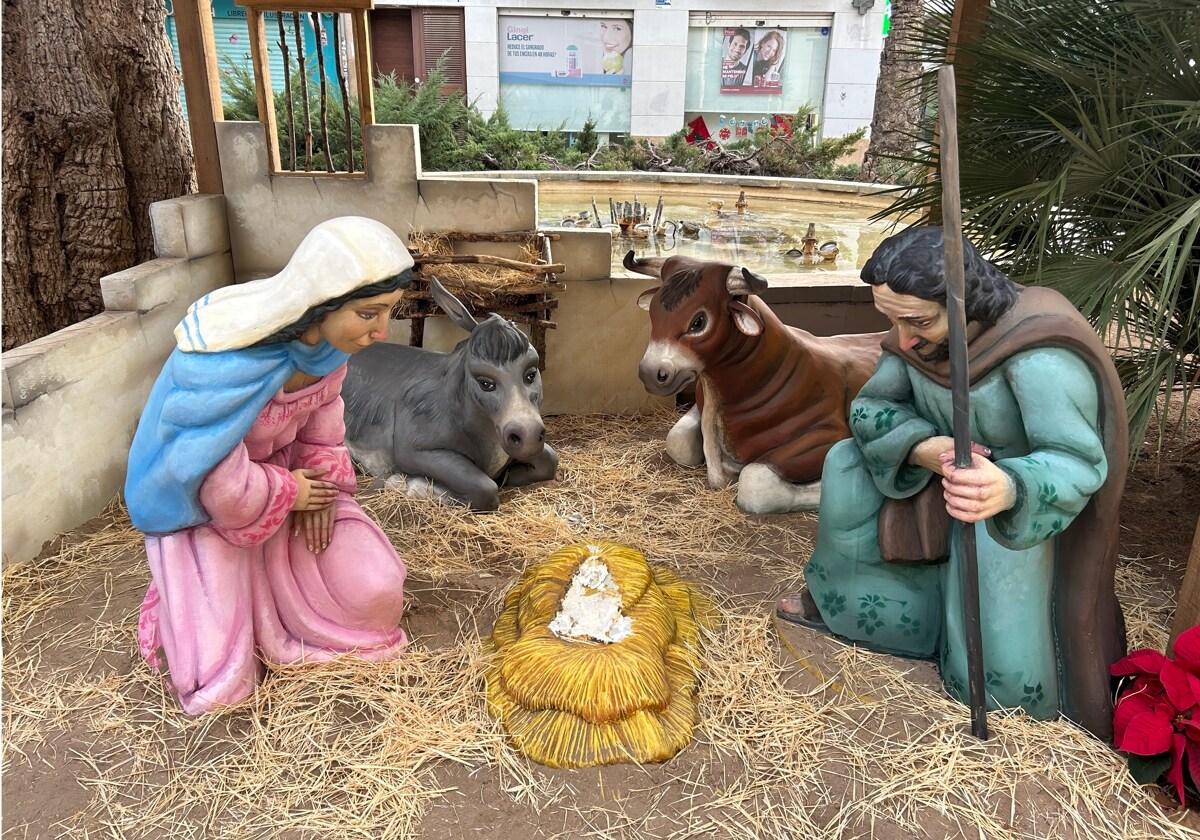 Imagen del Nacimiento de la Associació Cultural 'Poble de Benimaclet' de Valencia.