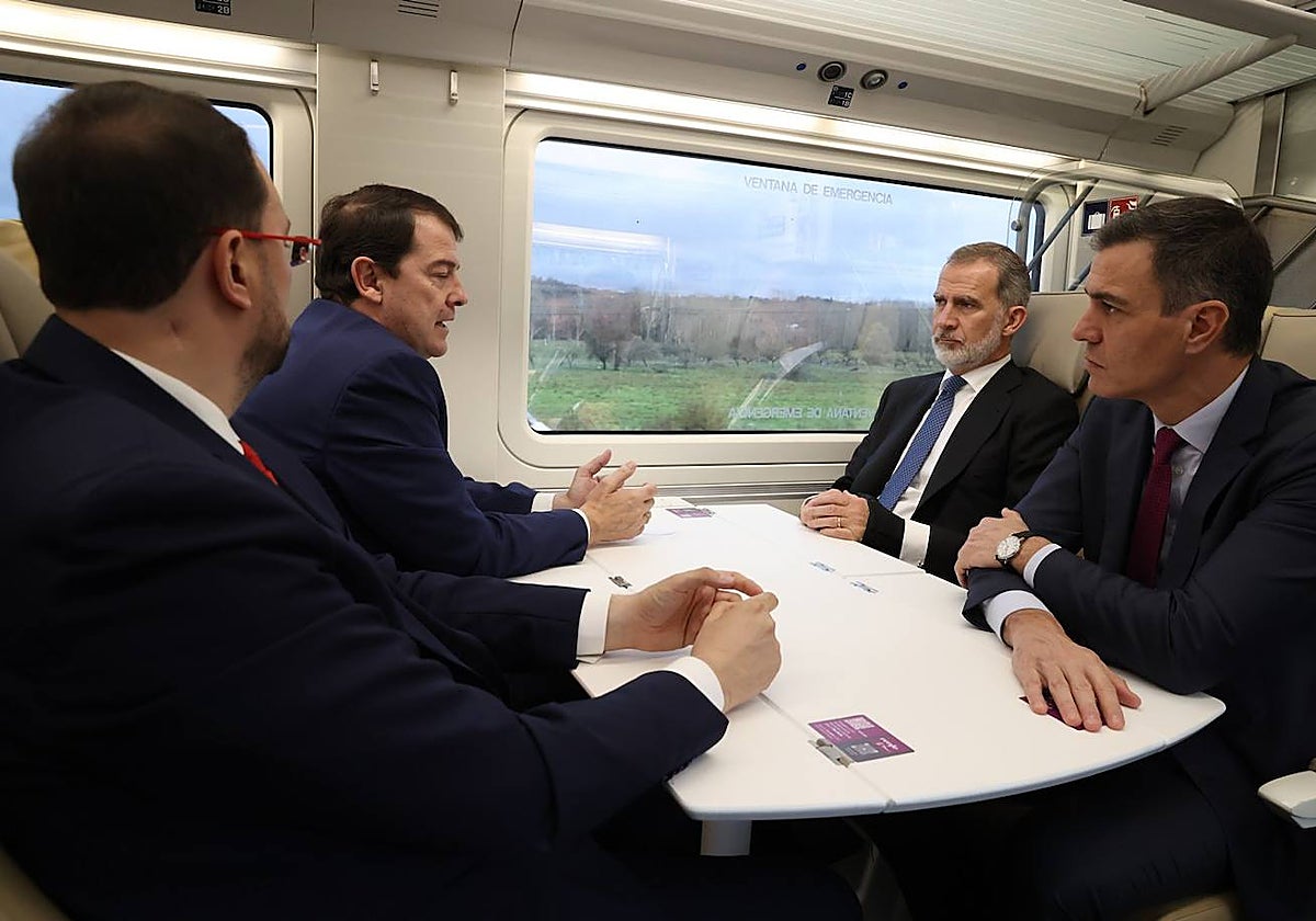 Viaje inaugural de la variante de Pajares