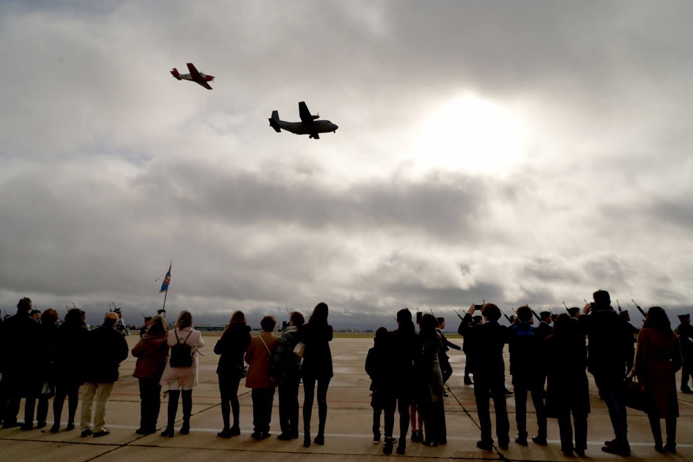 El Ejército del Aire celebra a su patrona en León y Valladolid
