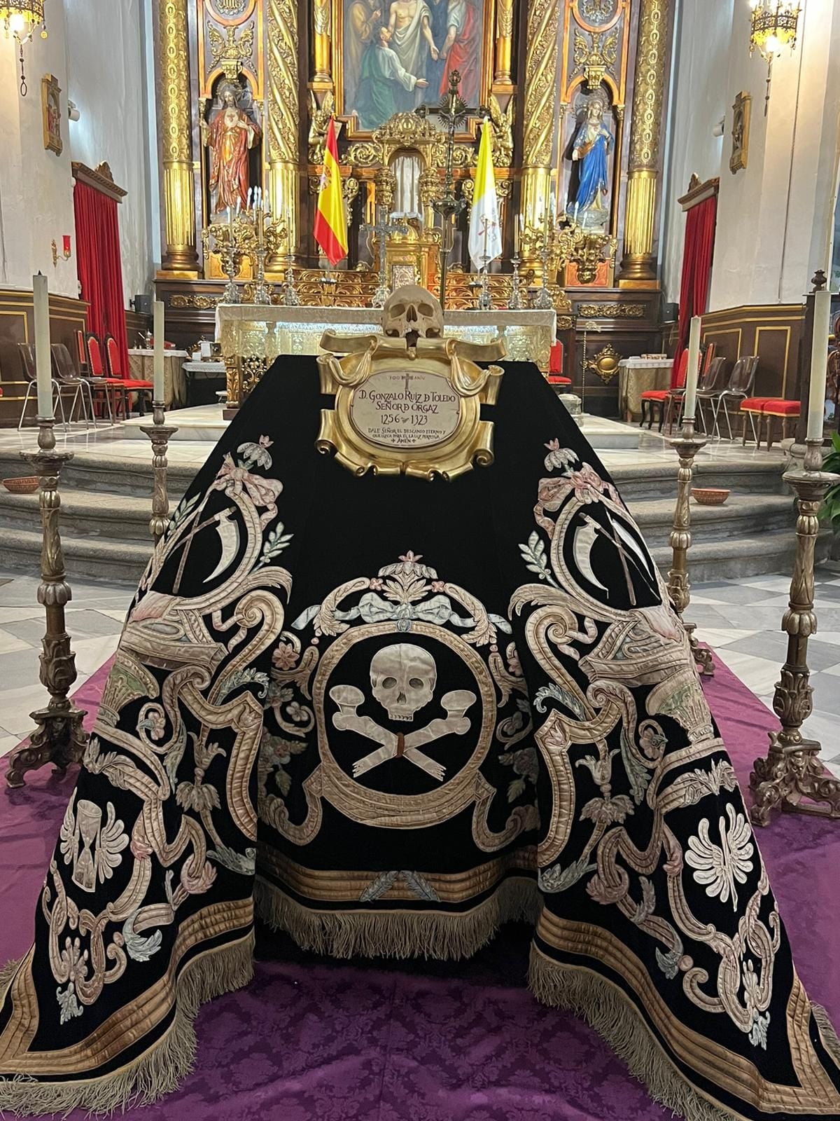 Misa funeral por Gonzalo Ruiz de Toledo, señor de Orgaz, en el 700 aniversario de su muerte
