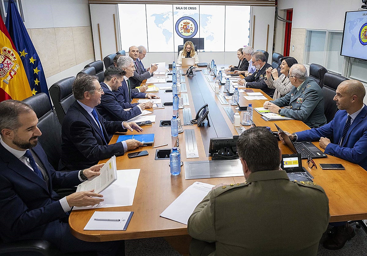 Reunión de esta tarde de la mesa de evaluación de la amenaza presidida por Marlaska