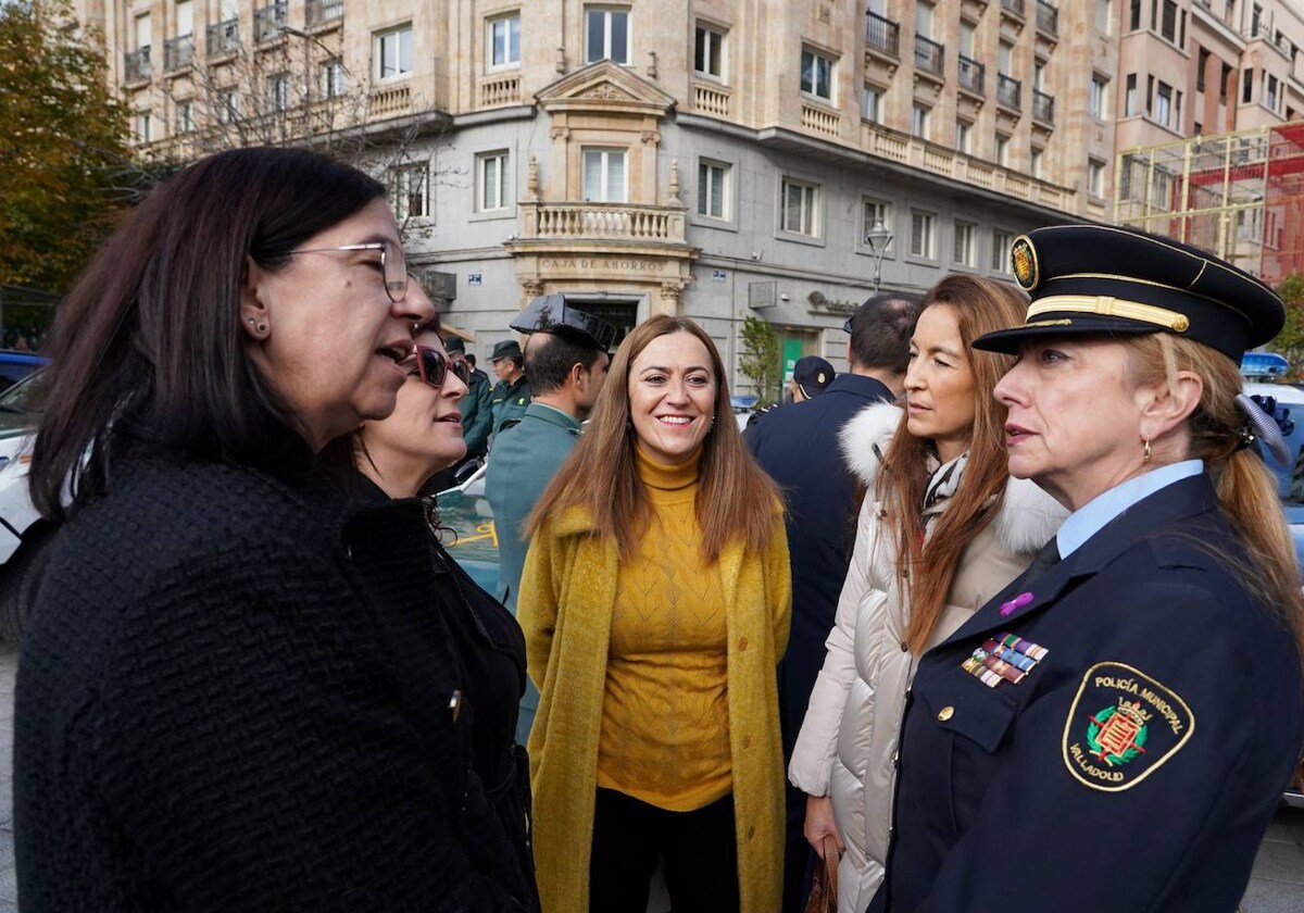 Barcones, durante la presentación del Plan Comercio Seguro, este lunes en Valladolid