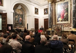 Rafael Alonso presenta la  conferencia 'El Expolio de Cristo. Una década tras la restauración'