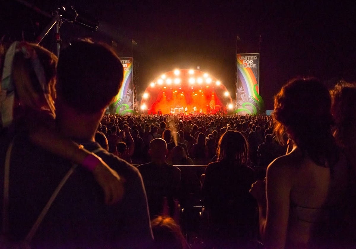 Imagen de archivo del 'main stage' del Rototom Sunsplash 2024