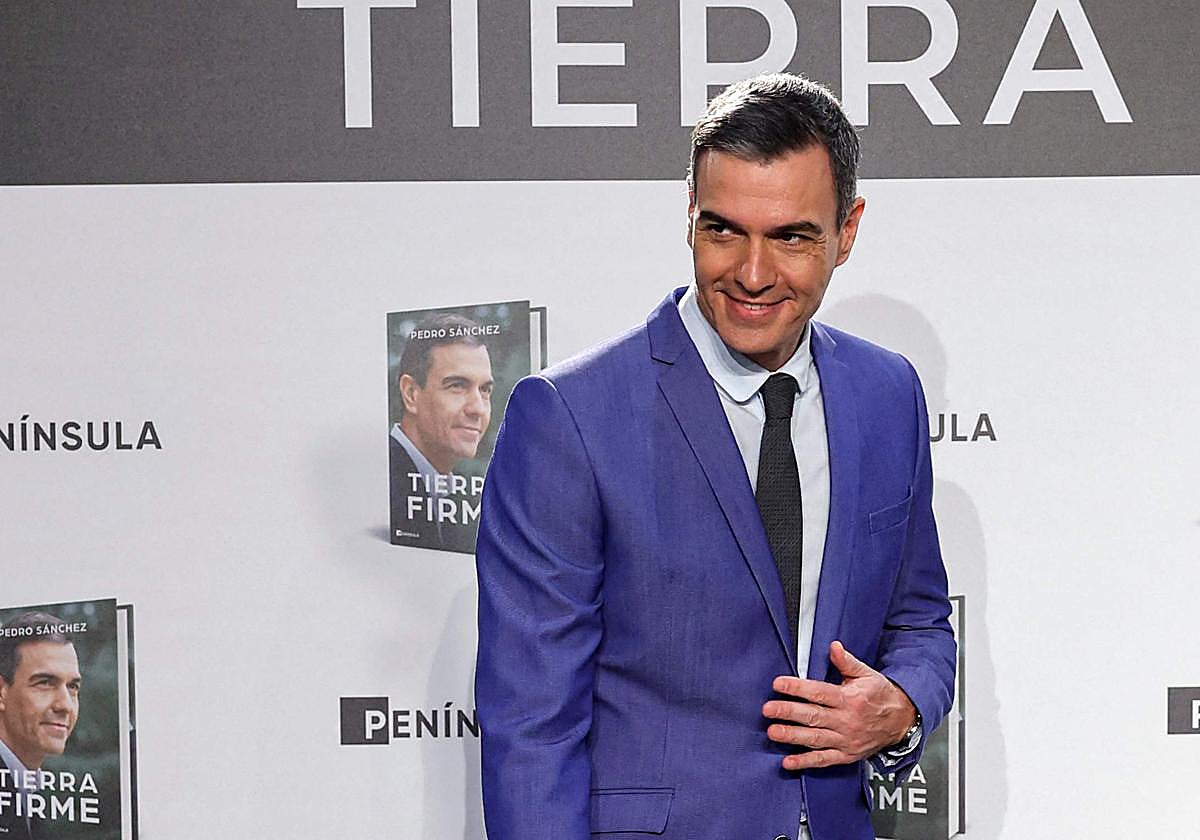 Sánchez, en la presentación de su libro