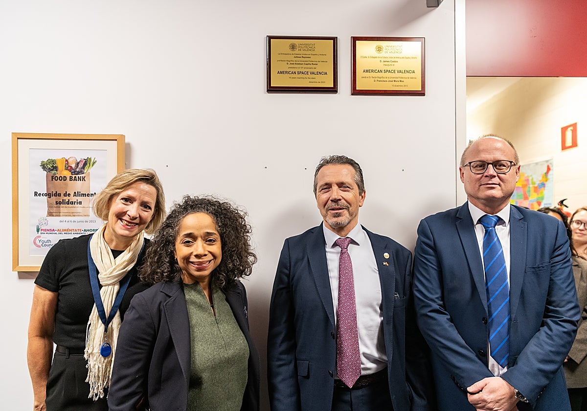 Representantes de la UPV y la embajadora de EEUU en España y Andorra, Julissa Reynoso