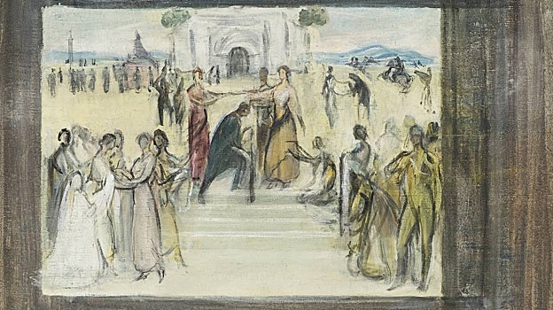 Obra preparatoria de 'La consagración de la copla'