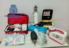 Un joven roba 2.600 euros en material médico de una ambulancia en Alicante