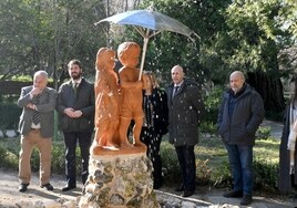 El Bosque de Béjar (Salamanca) recupera su emblemática Fuente del Paraguas tras su incorporación a la Red de Jardines Europeos
