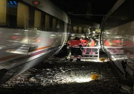 No hay previsión de apertura para la vía afectada por el accidente de tren en Málaga