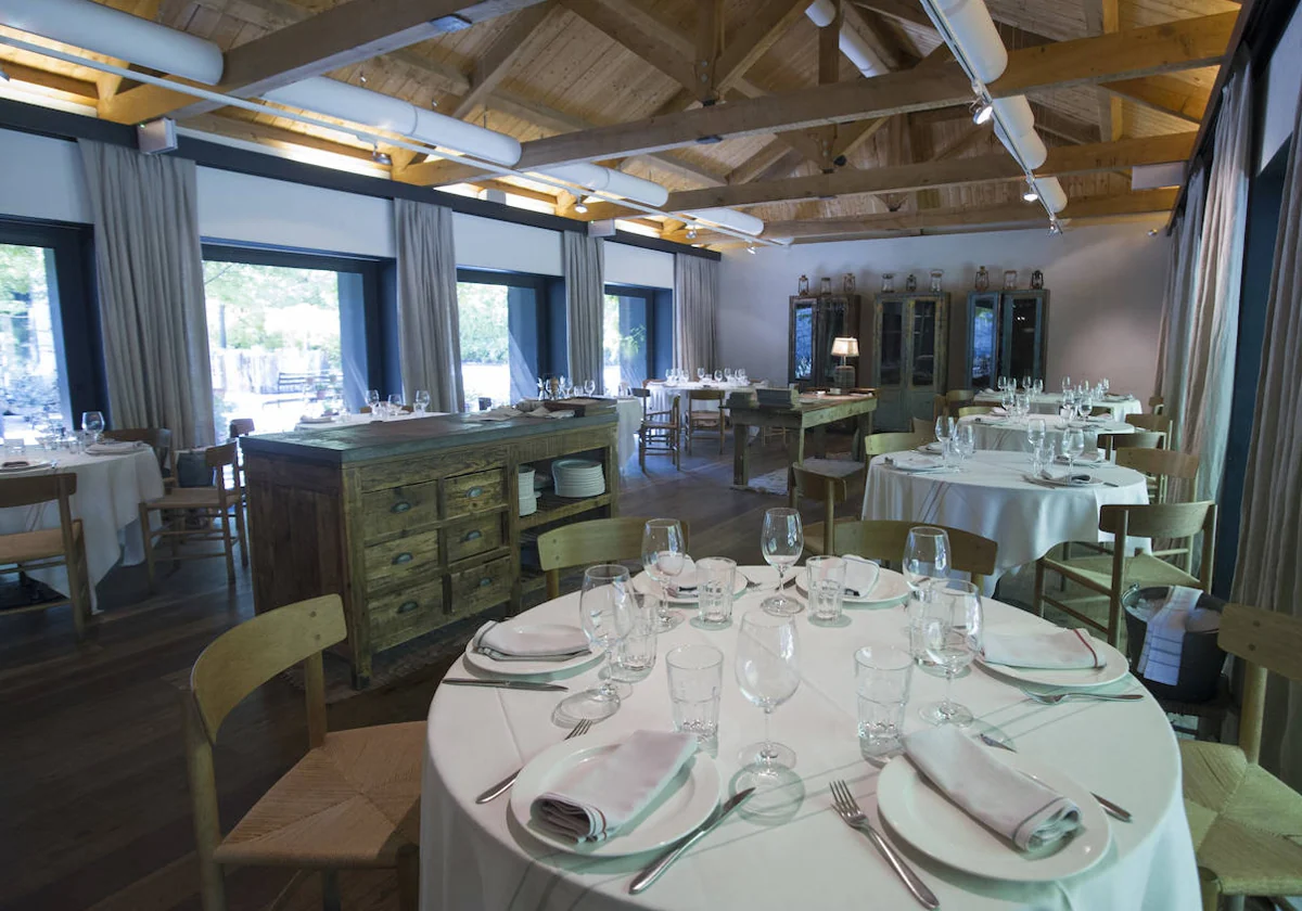 Interior del restaurante Filandón, en la carretera que va de El Pardo a Fuencarral