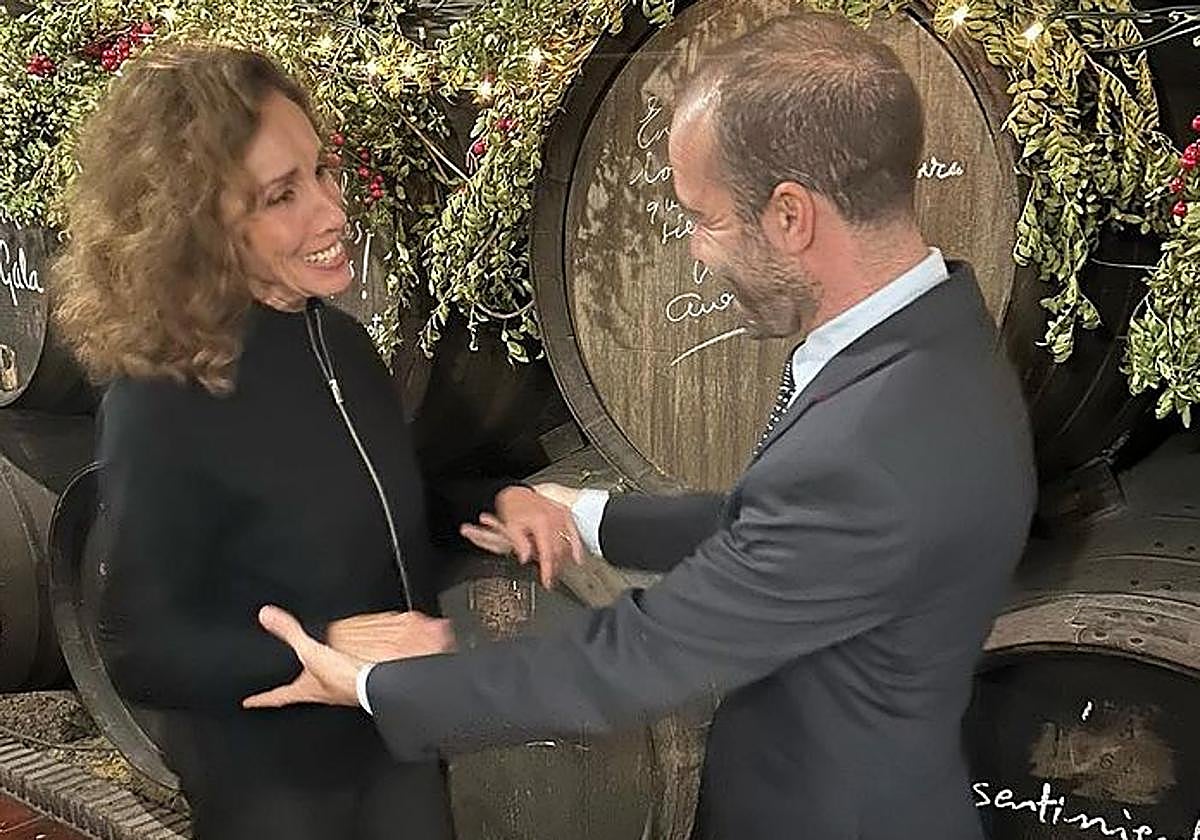 Ana Belén, en Bodegas Campos en la noche del sábado