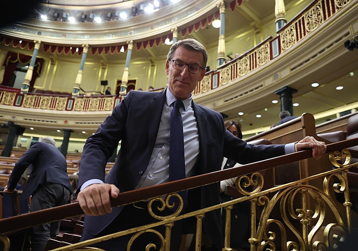 Feijóo, en el Congreso