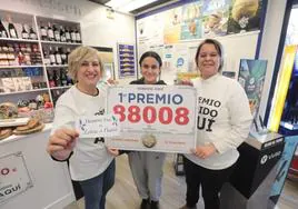 Una lotera embarazada, 'talismán' en Zaragoza de un 88.008