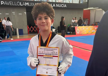 El cordobés Adrián González se lleva el título de campeón de España de taekwondo
