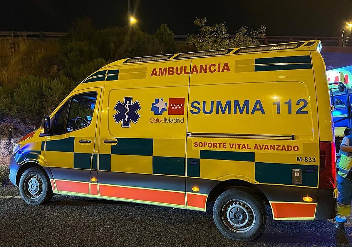 Una ambulancia del SUMMA 112