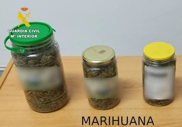Pillada una mujer de 51 años con 700 gramos de marihuana en un autobús en Elche de la Sierra